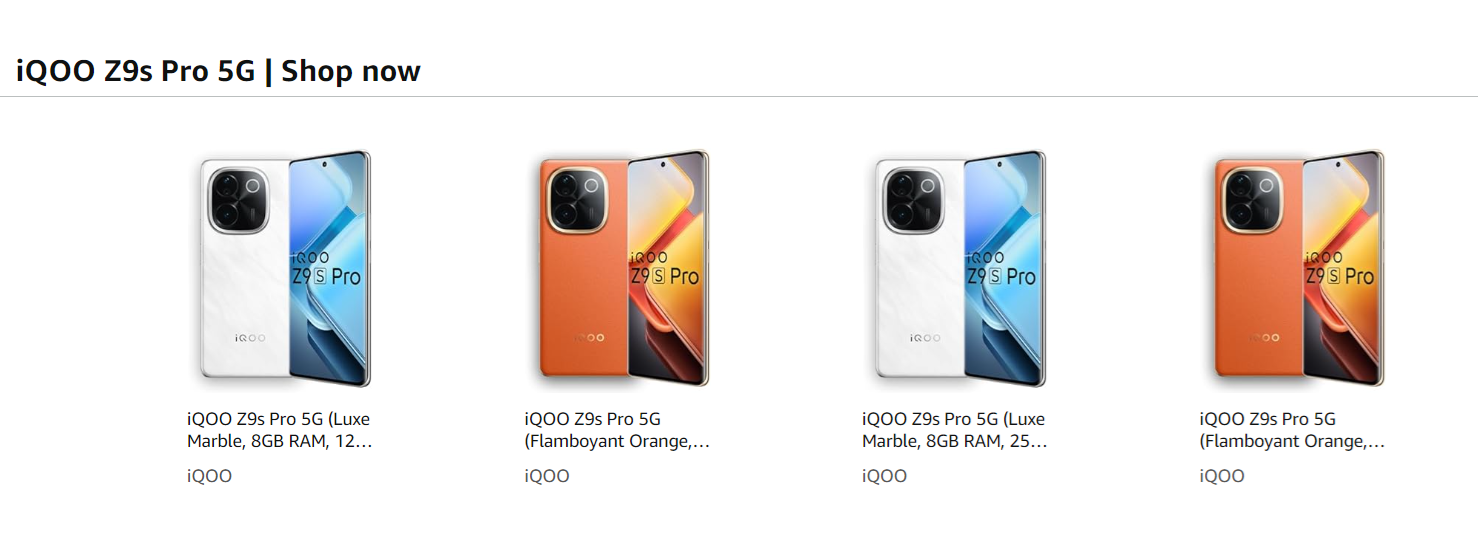 iQOO Z9s Pro 5G | See Features In Depth and Shop now