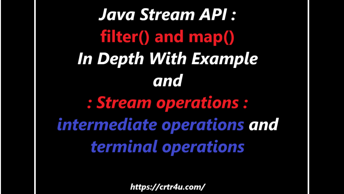 Understanding Java Streams: Mastering filter() and map() with Practical Examples