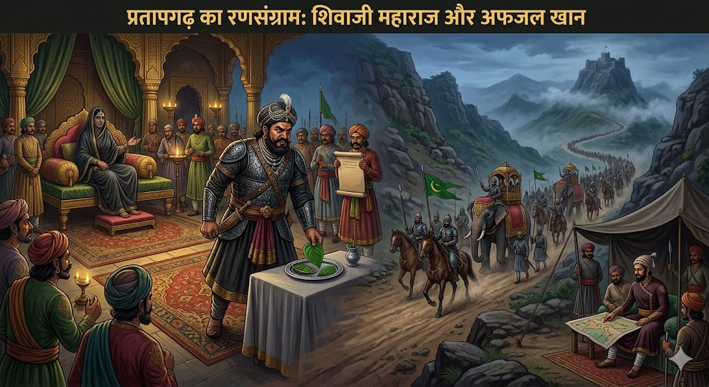 प्रतापगढ़ का महासंग्राम: छत्रपति शिवाजी महाराज की विजय और अफजल खान के अंत की गाथा