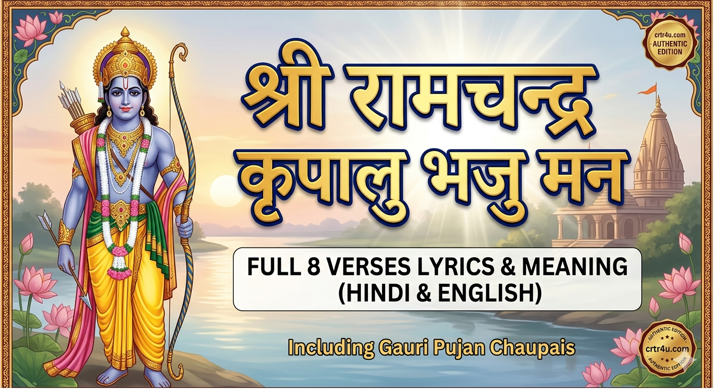 Shri Ram Chandra Kripalu Full Lyrics: 8 Verses & Meaning