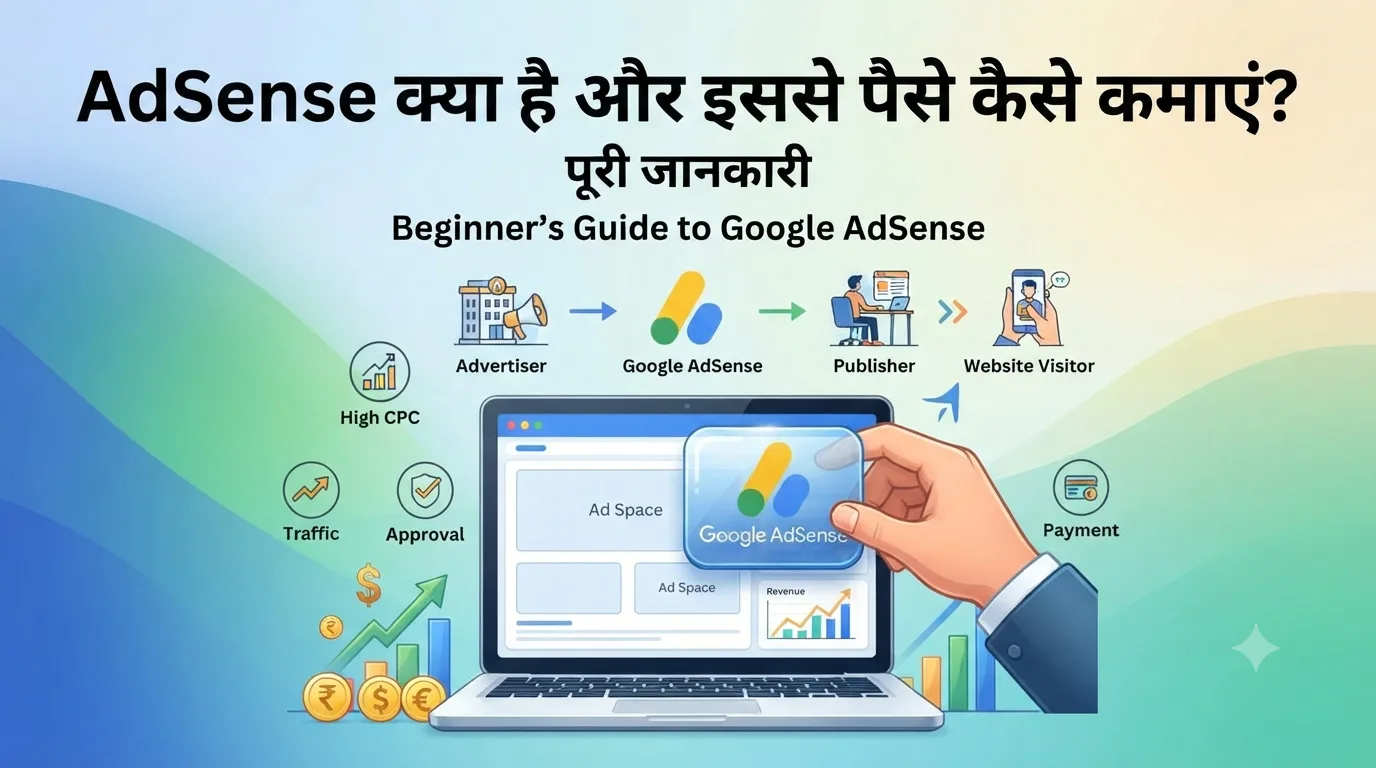 Google AdSense से पैसे कमाने का तरीका