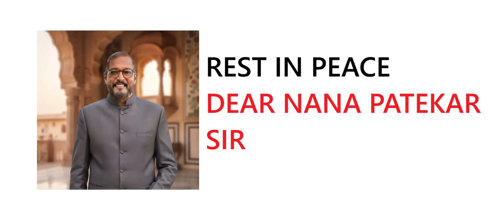 Nana Patekar death news in hindi image